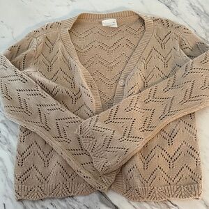Abercrombie Kids Tan Cardigan